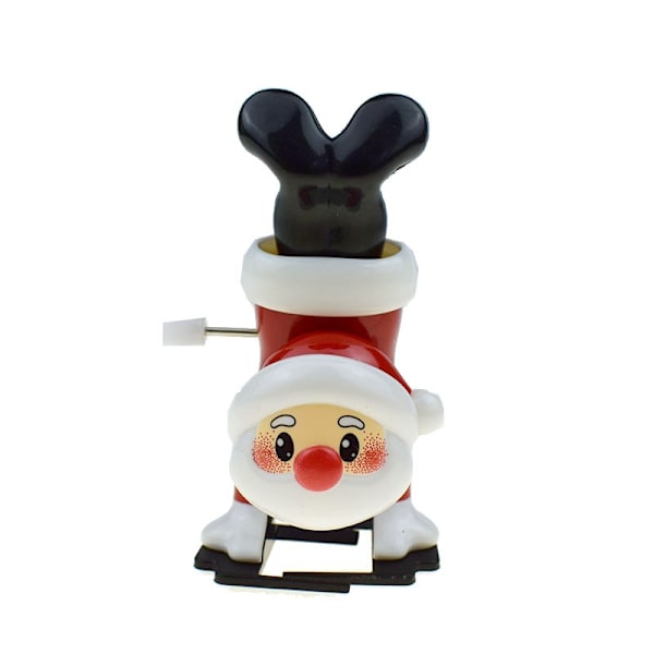 Xbi- Söt slingrande urverk bobblehead walking leksak julklappar Inverterad jultomte