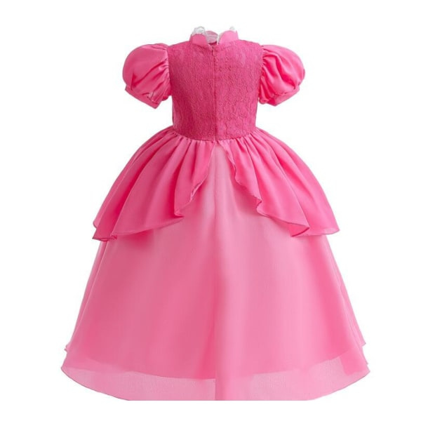 Barns Rosa Kjoler Jul Cos Princess Kjoler Rosa 110CM Cherry