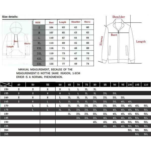 My Hero Academia Todoroki Shoto Cosplay Kostume Hoodies Pullover Frakke -a Black without zipper 4XL