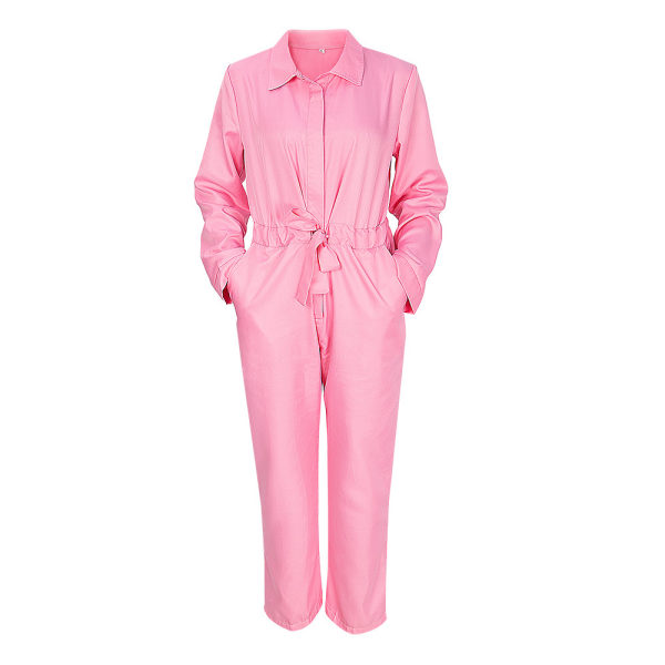 Mub- Fitspi Live Version Movie Cosplay Clothing Popular Film And Television Roles Cosplay Clothes Pink Jumpsuit Suit Barbie jumpsuit M