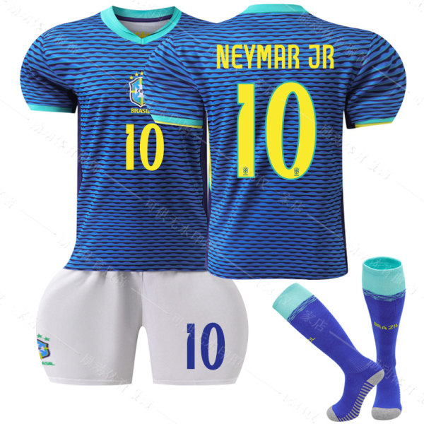 Mub- 2425 Brasilien Away fotbollströja 10 NETMAR.JR S