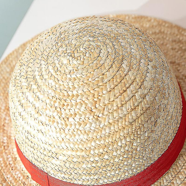 One Piece Luffy Cosplay Halmhat -a 35cm