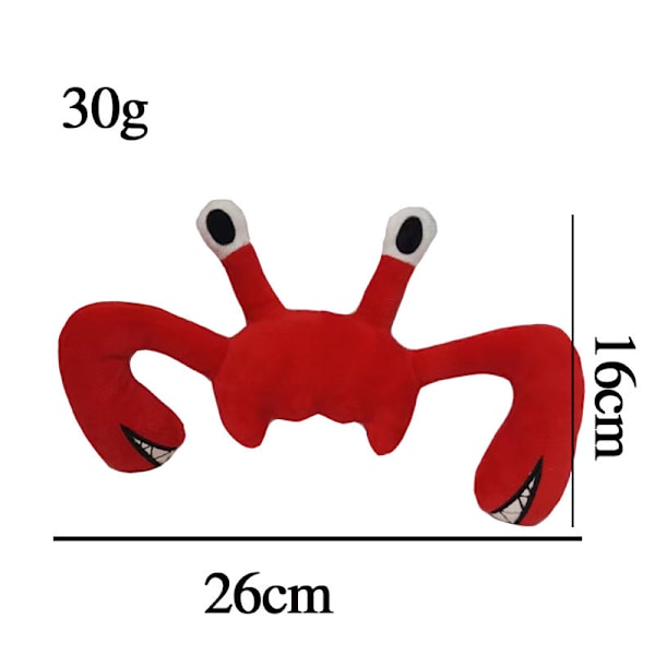 Mub- Plyschleksak Garten av banban plyschklass dockdocka Red lobster