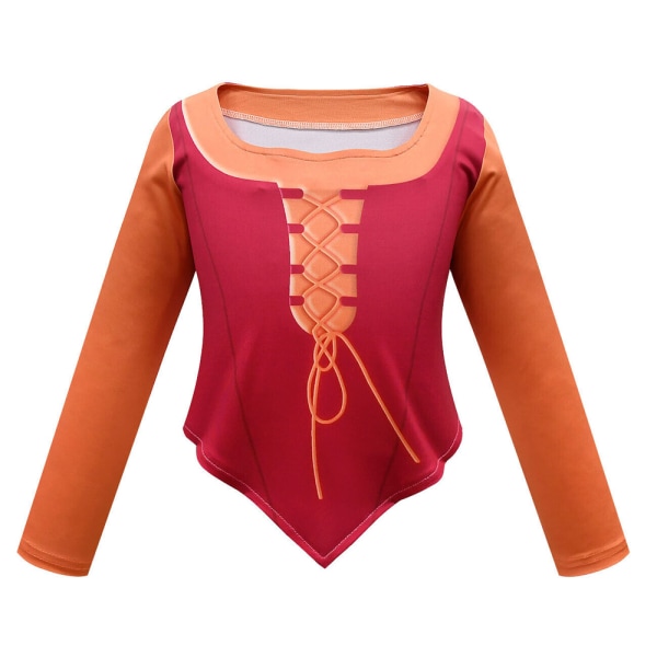3 ST Sarah Sanderson Cos Kostym för flicka Häxklänning Halloween 150cm