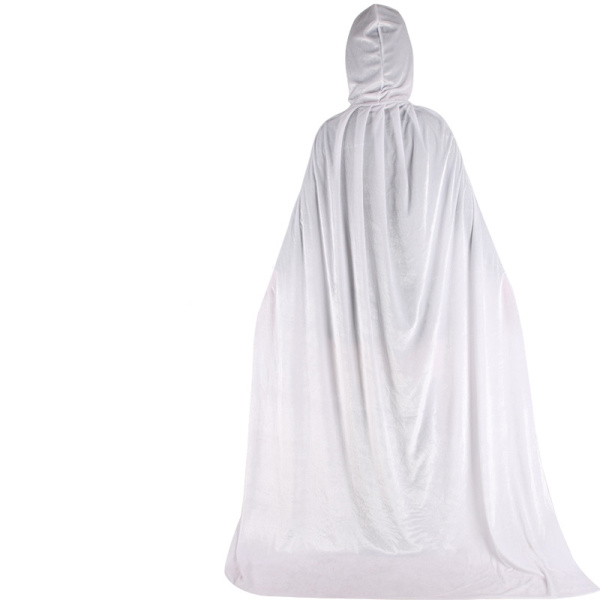 Mub- Factory OEM Tilpasset Cosplay Hætte Kappe Lang Fløjl Kappe Vampyr Halloween Kostume 7 110cm