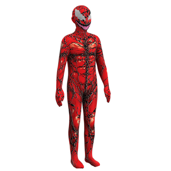 Mub- New Halloween costume cosvenom 2  Venom onesie tights Spider-an costume Red M