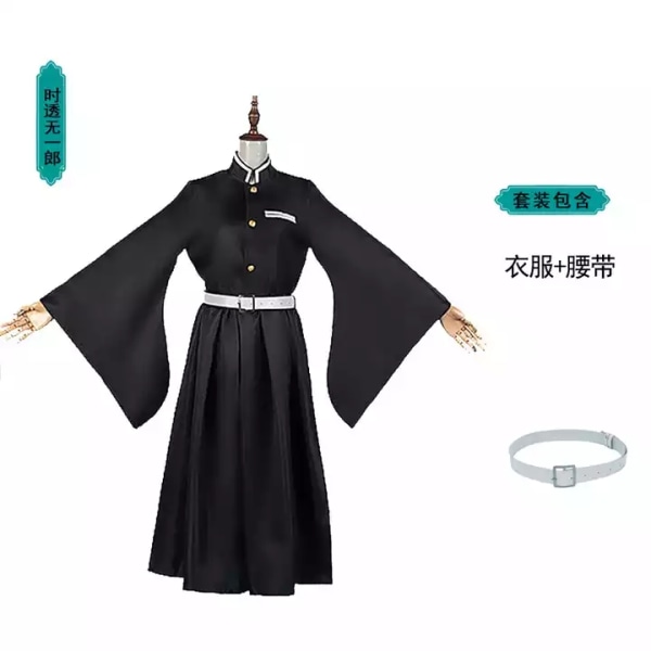 Mub- Cosplay Halloween-asu Anime Demon Slayer Kimetsu No Yaiba Tanjiro Kamado Nezuko Zenitsu Vaatteet Tokitou Muichirou XL