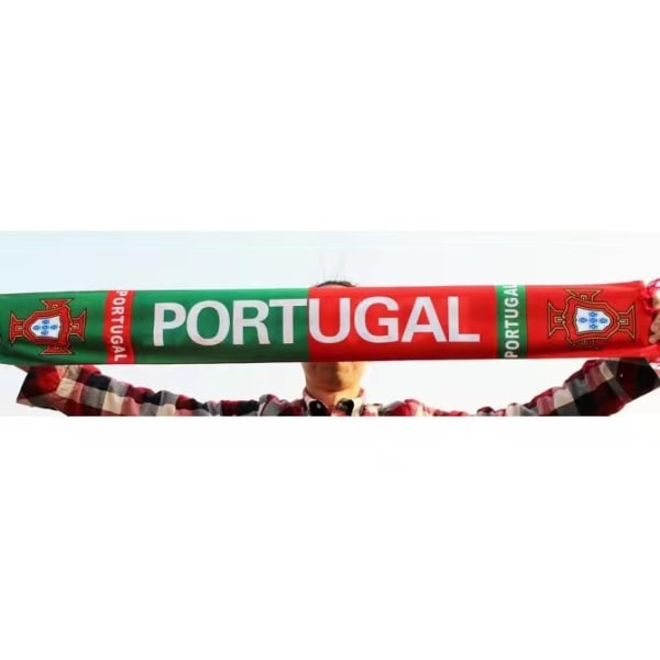 Mub- Fotbollsfan plysch halsduk Team emblem halsdekoration jublande presenttillbehör Portugal