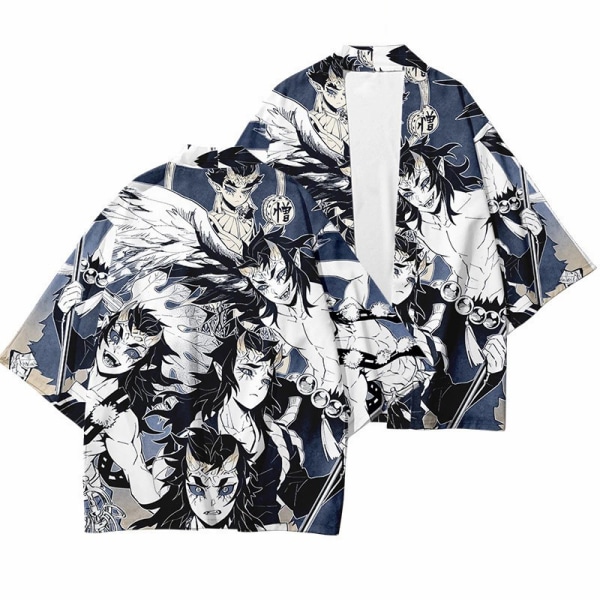 Mub- 20 tyyliä Demon Slayer: Kimetsu no Yaiba Cosplay 3D-tulostus Haori Anime Kimono Viitta Anime-sarjakuva Vaatteet 28 4 XL