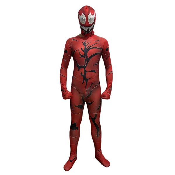 Mub- Halloween Cosplay-asu Uusin Hieno Hämähäkkimies Spiderman-asu Hieno Hyppyhaalari Aikuisille Ja Lapsille Punainen Musta Cosplay-vaatteet 01 190cm 6XL