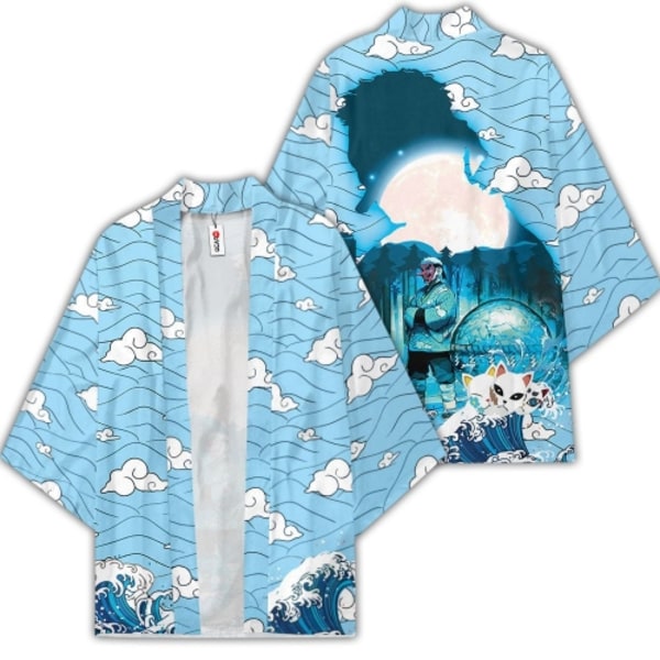 Mub- 20 tyyliä Demon Slayer: Kimetsu no Yaiba Cosplay 3D-tulostus Haori Anime Kimono Viitta Anime-sarjakuva Vaatteet 16 L