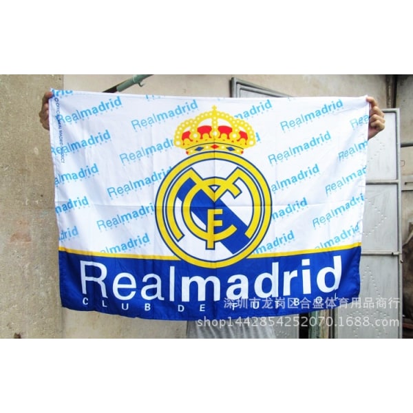 Mub- Fotbollsfans stora flaggor fans hänger flaggor dekoration Real madrid