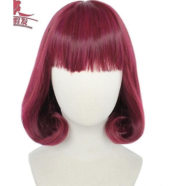 Anime Velma Cosplay Costume Movie Character Orange Uniform Halloween Costume For Women Girls Cosplay Costume Wig -a Only wig M