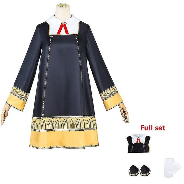 Adult Kids Anime Spy Family Anya Forger Dress Uniform Cosplay Costume -a A2 Costume 150