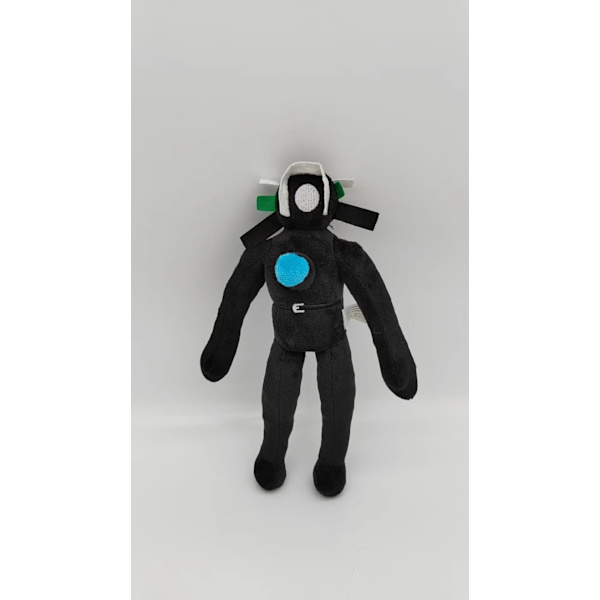 Mub- Skibidi toalett plysch Toalett man parodier plyschleksak dockor 30 cm giant monitor man