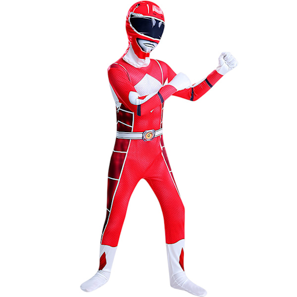Team cosplay heldragt til børn Red size-150