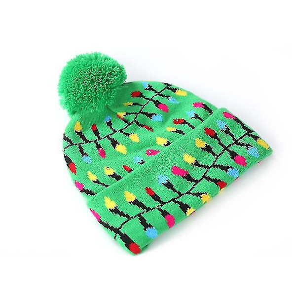 Led julehat, Light Up julehat Strikhat .c Christmas string lights