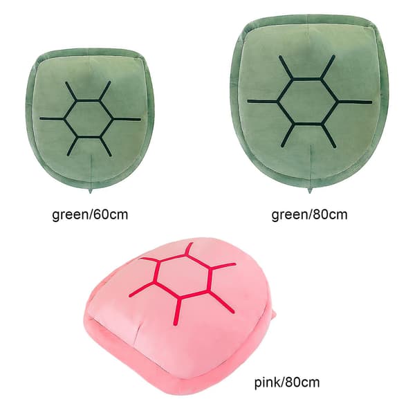 Hotsale! Turtle Shell Plush Doll Wearable Turtle Shell Pillows Costume Plush Toy 60cm -a pink