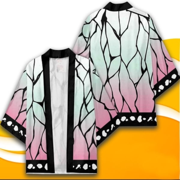 Mub- 20 tyyliä Demon Slayer: Kimetsu no Yaiba Cosplay 3D-tulostus Haori Anime Kimono Viitta Anime-sarjakuva Vaatteet 12 M