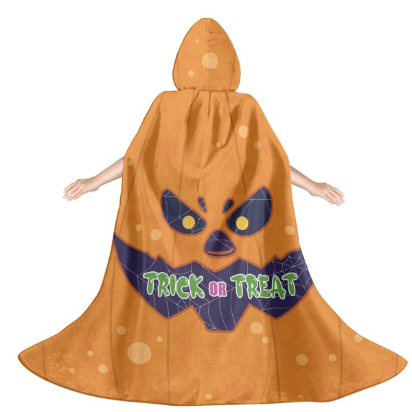 Mub- Popular Oversize Cowl Outfit Print ultiple Pattern Children's Halloween Cloak At Costume Party Be a Lovely Child ZXQFE3044F57-1 M