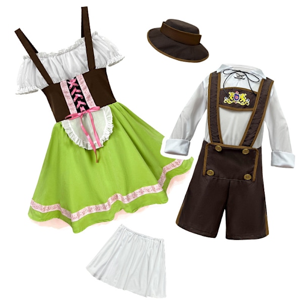 Xib- Halloween children's Germany beer costumes and art costumes girl XS