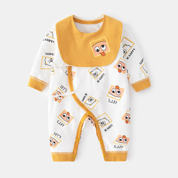 Mub- Factory Vinter Baby Jumpsuit Tyk Varm Letvægts Bomuld Åndbar Baby Rompers Bodystockings 1 66cm