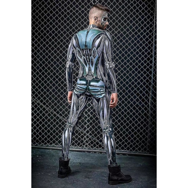 Robot-asu miehille - Halloween-asut miehille - Pariaisu - Miesten Halloween-asu - Aikuisten Halloween-asu - Cosplay-asu miehille -a 2XL