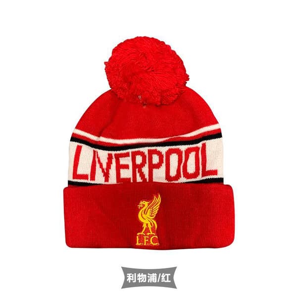 (Liverpool) Kasket til fodboldklub vinterhat red