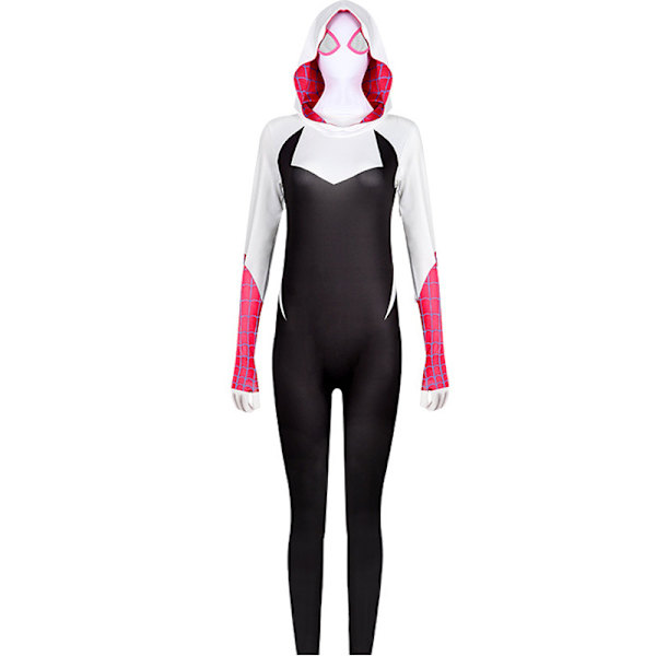 Mub- Halloween-juhlapeliasu, rinnakkainen universumi 2 Spider-Man Gwen aikuisen lapsen haalari, elokuva- ja televisioasu Gwen Lens 2 XL
