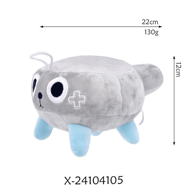 Xbi- Dandy's World Pehmolelu Nuken Grå pall
