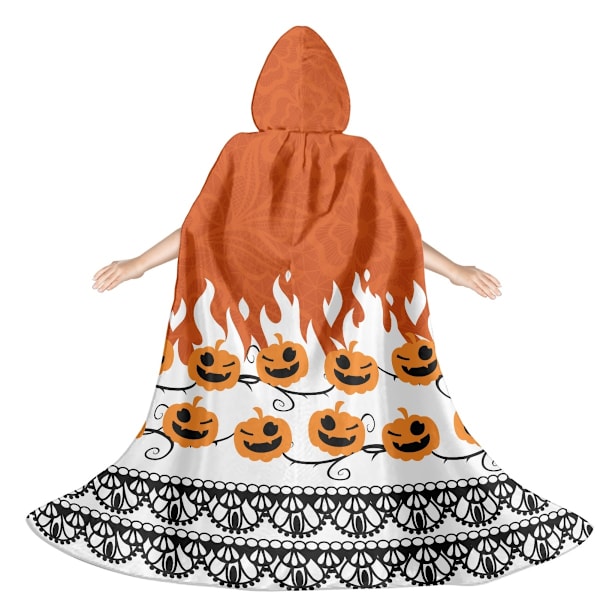 Mub - Personoitu muotoilu Värikäs lämmin ja viihtyisä noidan viitta Festivaalin esitys lapsille All Hallows' Day -tukkumyynti ZXQFH2556F57-1 M