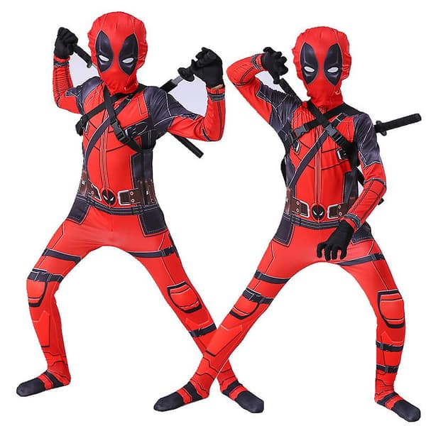 Barnekostyme Deadpool Bodysuit -a 150(145-155CM)