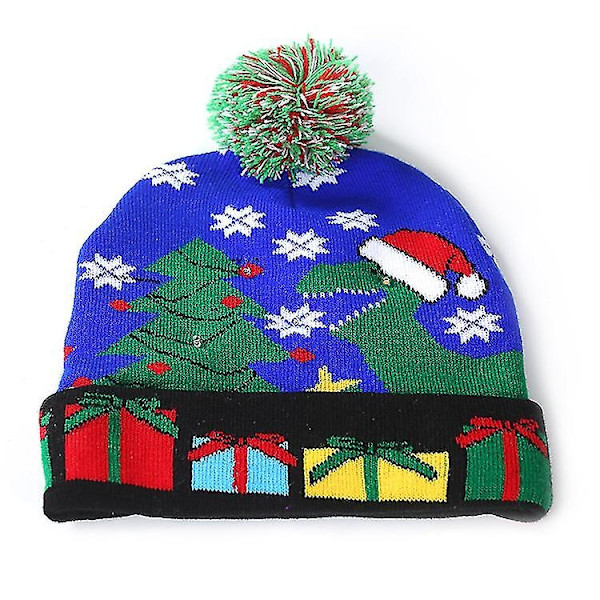 Led julehat, Light Up julehat Strikhat .c Dinosaurs