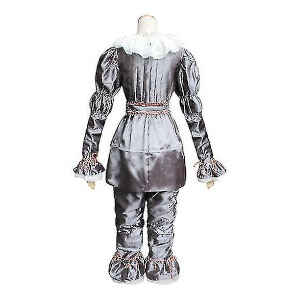 Klovn Tilbage Til Sjælen Cos Dragt Pennywise Cosplay Halloween Kostume -a silver 150cm