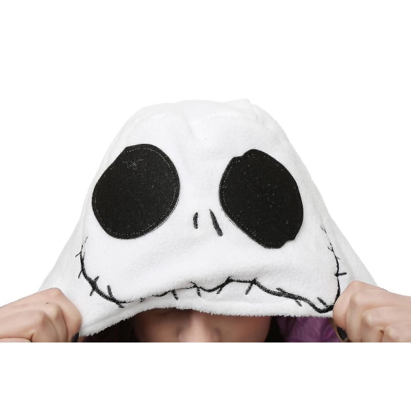 Jack Skellington Kostyme Heldress Pyjamas Halloween Jul Onesie Kigurumi For Menn Kvinner -a L