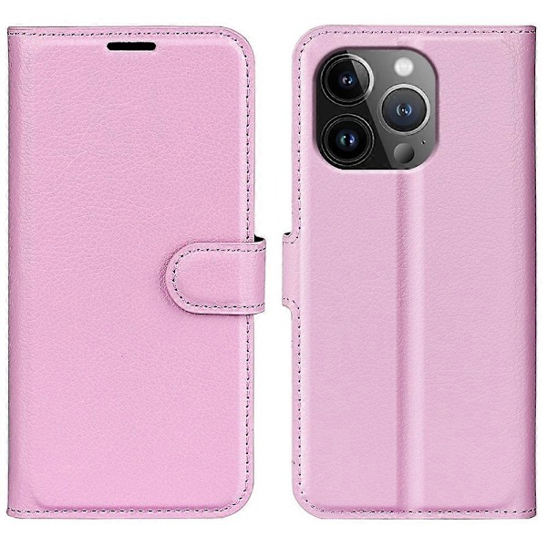 IPhone 15 Pro iskunkestävä lompakkokotelo PU-nahkainen jalustallinen puhelinkotelo Multicolor Style C