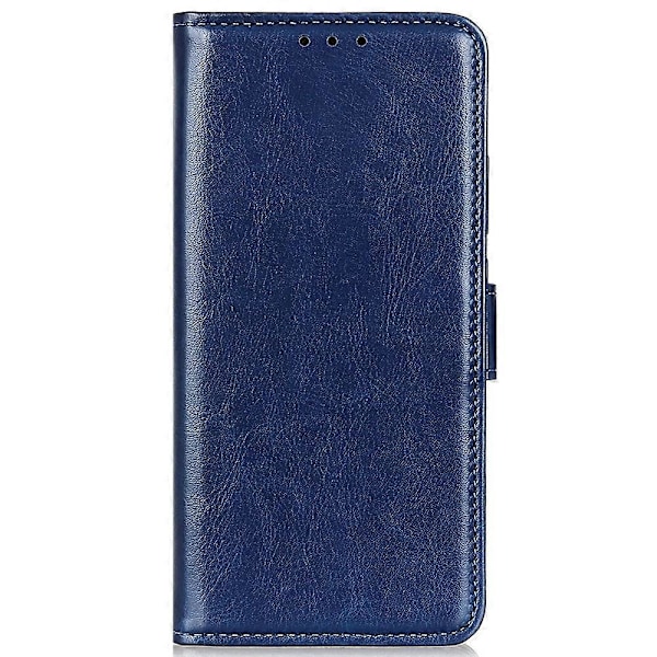 Til OnePlus 13R 5G/Ace 5 5G Etui Crazy Horse Tekstur PU Læder Telefon Stand Cover Multicolor Blue