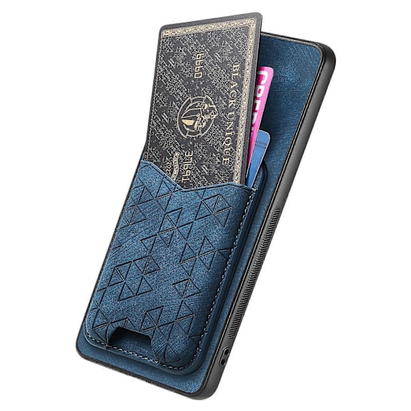 Til Samsung Galaxy S24 Ultra Etui Præget Mønster Kortholder Støtteben Læder Bagcover Multicolor Style E
