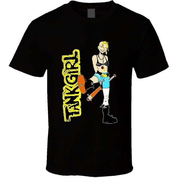 Tank Girl Retro Movie T-shirt Black 3XL