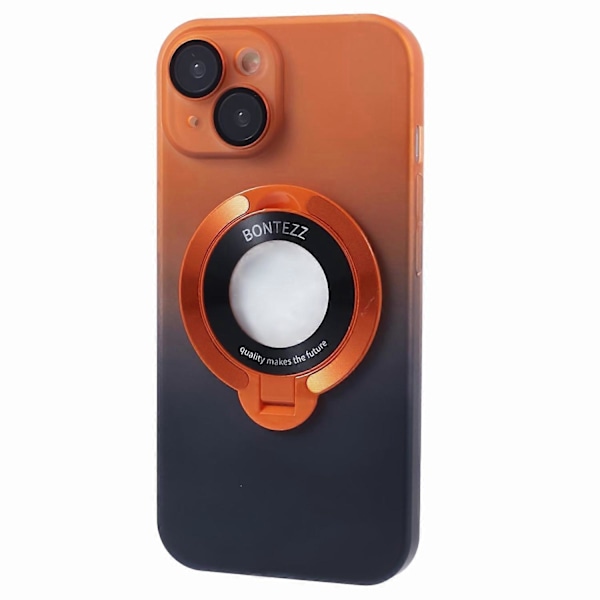 VOERO Hårt PC-skal för iPhone 15 Plus Hud-Touch Stöd Telefonfodral Kompatibelt med MagSafe Multicolor Style A