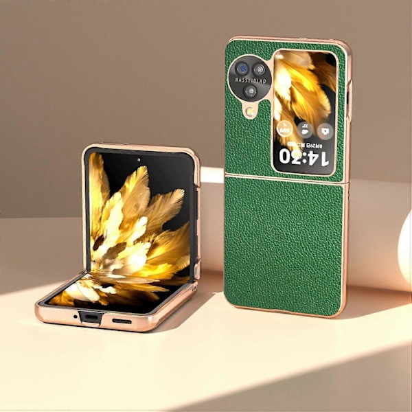 Oppo Find N3 Flip 5G -kotelo aitoa lehmännahkaa, PC-puhelinkuori Multicolor Style C
