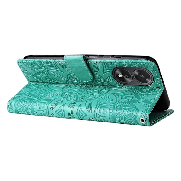 För Oppo A38 4G Fodral Plånbok Slim-Fit PU Läder Magnetiskt Telefonskal Multicolor Style D