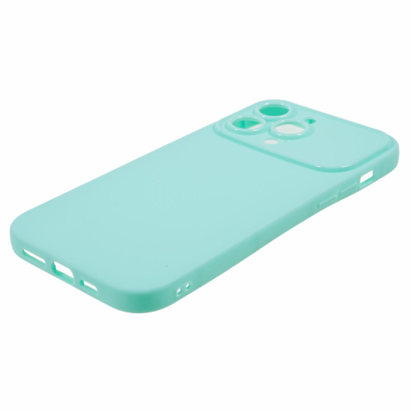 For iPhone 13 Pro Telefondeksel Støvtett Telefonskall Matt Myk TPU (Presis Utsparing for Bakre Linse) Light Green