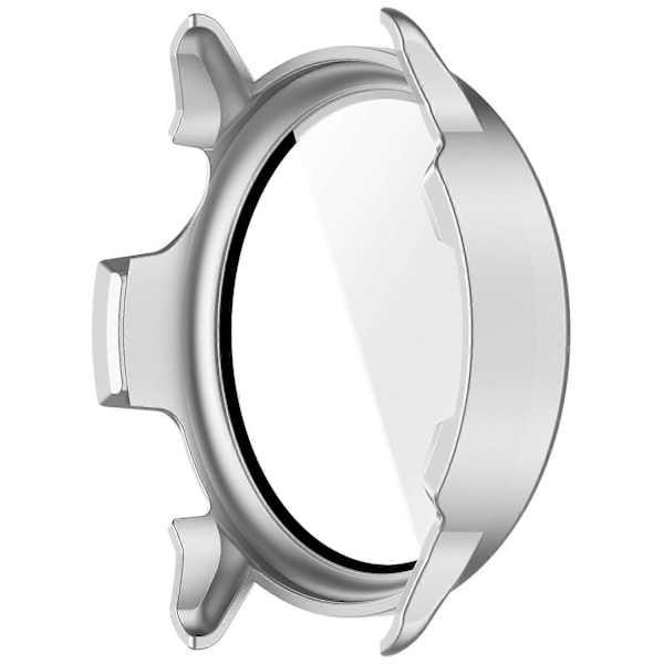 Garmin Vivoactive 6 -kellon suojakotelo PC-kehys karkaistulla lasikalvolla Multicolor Matte Silver