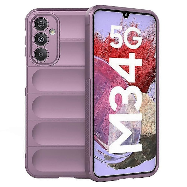 Stöttåligt Telefonskal för Samsung Galaxy F34 5G/M34 5G Skyddande Robust TPU-Skal Multicolor Style F
