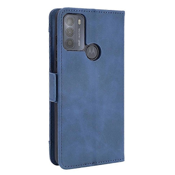 Plånboksdesign Flerfack Stativ Läderfodral för Motorola Moto G50