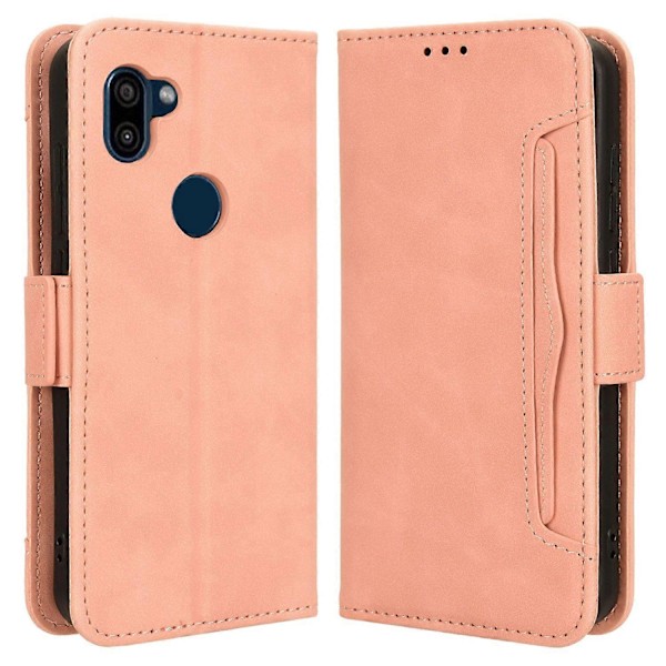 Orbic Fun+ 4G -kotelo, naarmuuntumaton PU-nahkainen puhelinlompakko folio flip -suojus Multicolor Style B