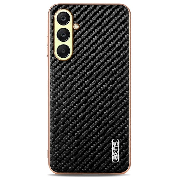 AZNS Skal för Samsung Galaxy A26 5G Elektropläterad Kolfibertextur PU+TPU Telefonskal Multicolor Style A