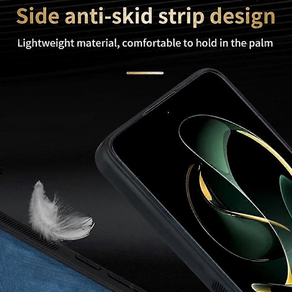 AZNS Xiaomi Redmi K60 Ultra/13T/13T Pro -kotelo PU-nahkapäällysteinen TPU-puhelinkuori Multicolor Style D