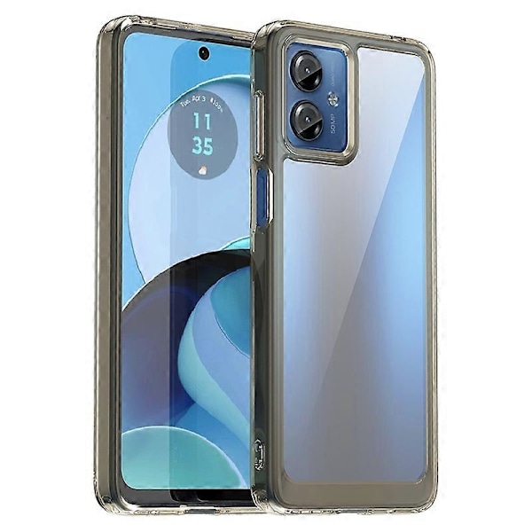 Motorola Moto G14 4G TPU+Akryyli Puhelinkotelo Iskunkestävä Takakuori Multicolor Style C